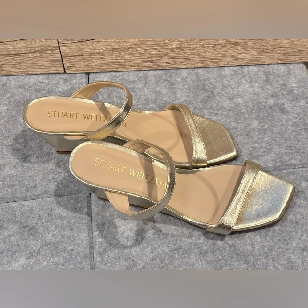 ✨ Stuart Weitzman Aleena 50 Wedge Sandals ✨ - Picture 3 of 6